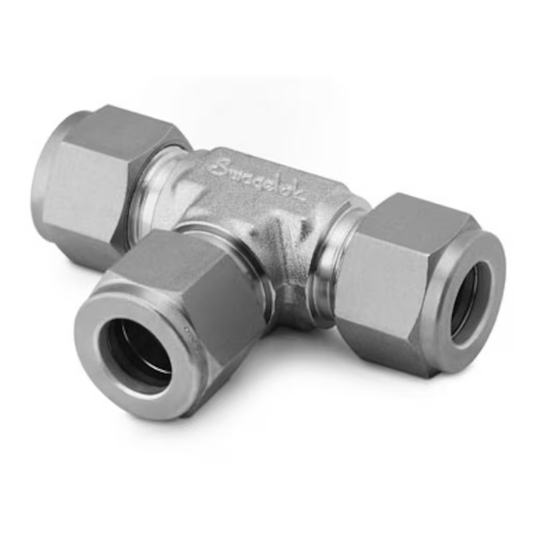 Tee, 3/4in Tube OD, 3/4in Tube OD