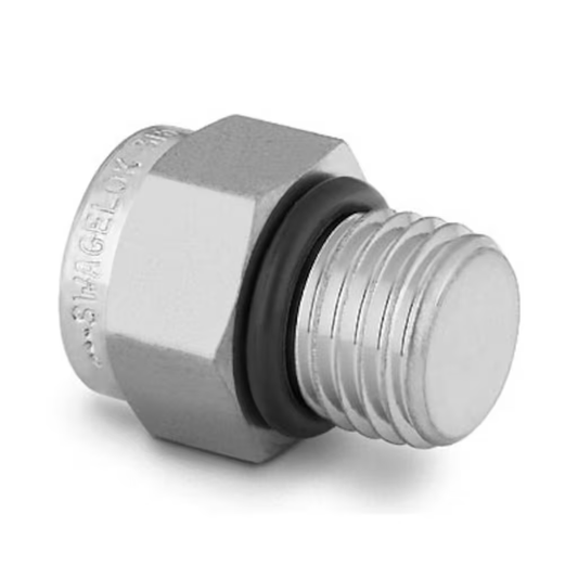 Plug, Hex Head, 1/2-20 Male SAE, SS