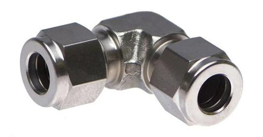 Elbow, 1/2in OD tube, 3/8in OD Tube